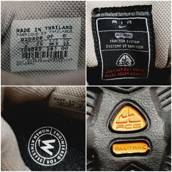 NIKE ACG Air All-Trac Traction System Trail Hiking Running Shoes Sz 6 Flawed - Picture 15 of 15